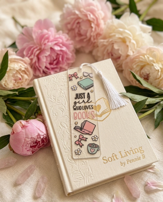 Just a girl who loves books bookmark sold at Pennie's Little Keepsakes
