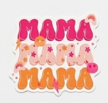 UV DTF Photo Keychain for Mom